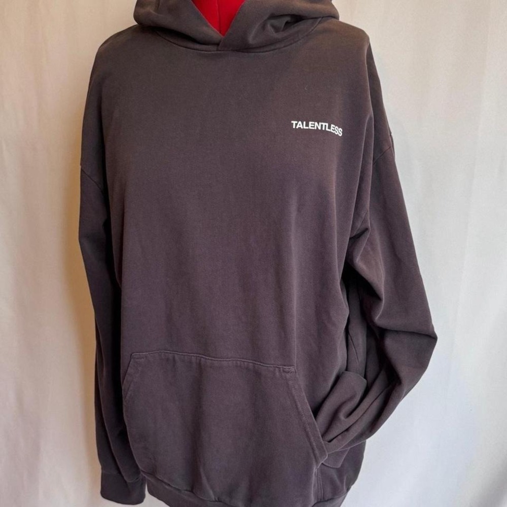 New talentless brand hoodie in wine women size XXL